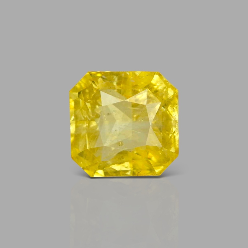 Yellow Sapphire 10.58x10.25x8.44mm Step Cut Octagon AA Loose Gemstone - SH01I-183550
