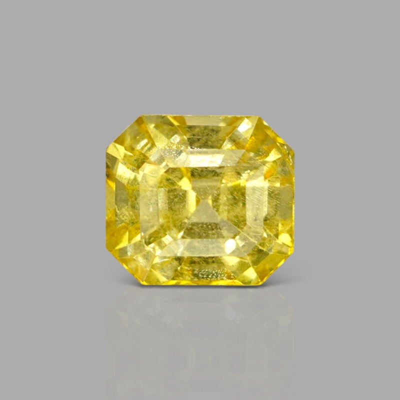 Yellow Sapphire 8.96x8.08x6.72mm Step Cut Octagon AA Loose Gemstone - SH01I-183551