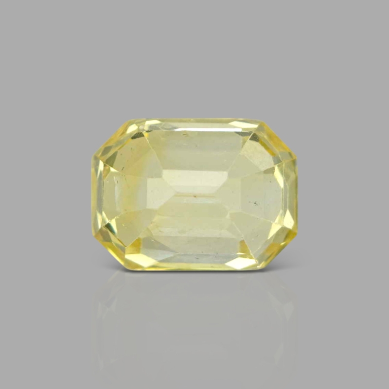 Yellow Sapphire 11.43x8.43x8.25mm Step Cut Octagon AA+ Loose Gemstone - SH01D-183533