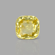 Yellow Sapphire 9.74x9.54x6.48mm Faceted Cushion AA+ Loose Gemstone - SH01D-183537