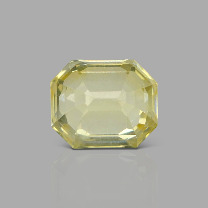 Yellow Sapphire 12.02X9.95X8.13mm Step Cut Octagon AA Loose Gemstone - SH01C-183539