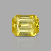 Yellow Sapphire 11.55X9.10X7.37mm Step Cut Octagon AA+ Loose Gemstone - SH01C-183540