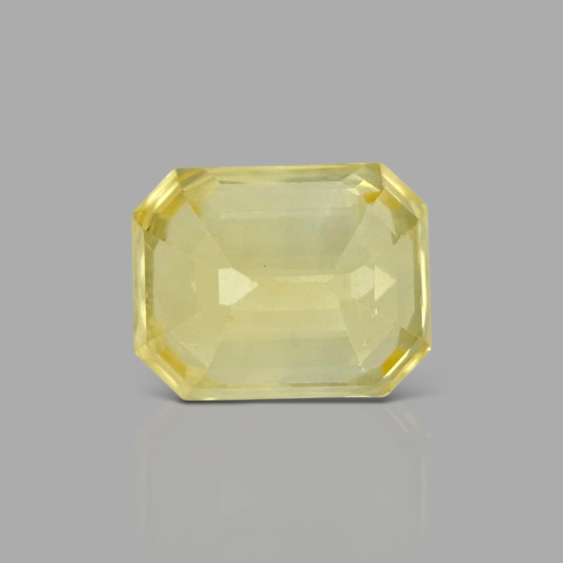 Yellow Sapphire 11.55X9.10X7.37mm Step Cut Octagon AA+ Loose Gemstone - SH01C-183540
