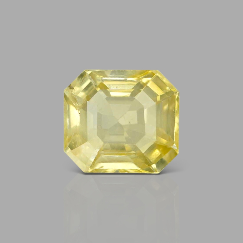 Yellow Sapphire 10.31X9.19X5.84mm Step Cut Octagon AA+ Loose Gemstone - SH01C-183541