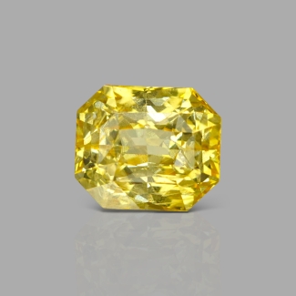 Yellow Sapphire 11.60X9.95X7.73mm Step Cut Octagon AAA Loose Gemstone - SH01B-183559