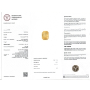 Yellow Sapphire 11.40X8.55X7.03mm Step Cut Octagon AA+ Loose Gemstone - SH01B-183561