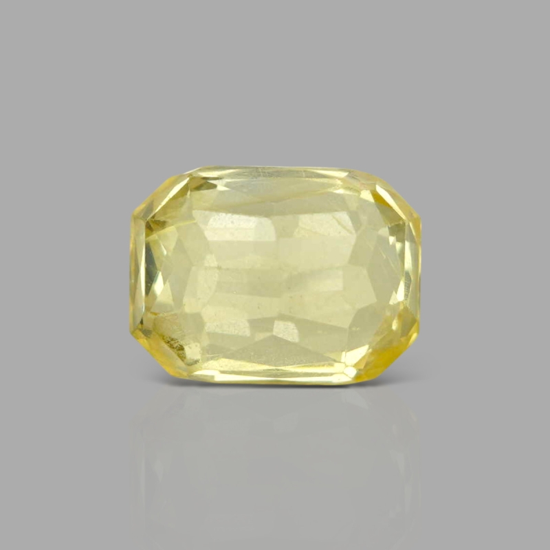 Yellow Sapphire 11.40X8.55X7.03mm Step Cut Octagon AA+ Loose Gemstone - SH01B-183561