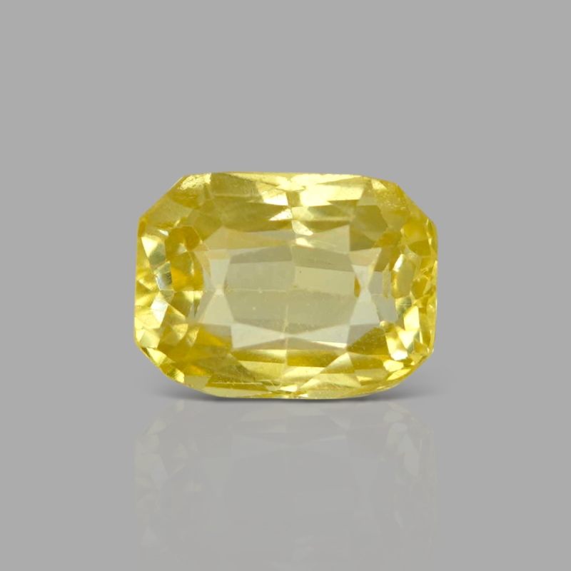 Yellow Sapphire 11.40X8.55X7.03mm Step Cut Octagon AA+ Loose Gemstone - SH01B-183561