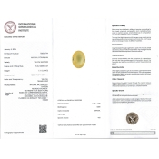 Yellow Sapphire 12.58X9.37X5.81mm Faceted Oval AA+ Loose Gemstone - SH01A-183564