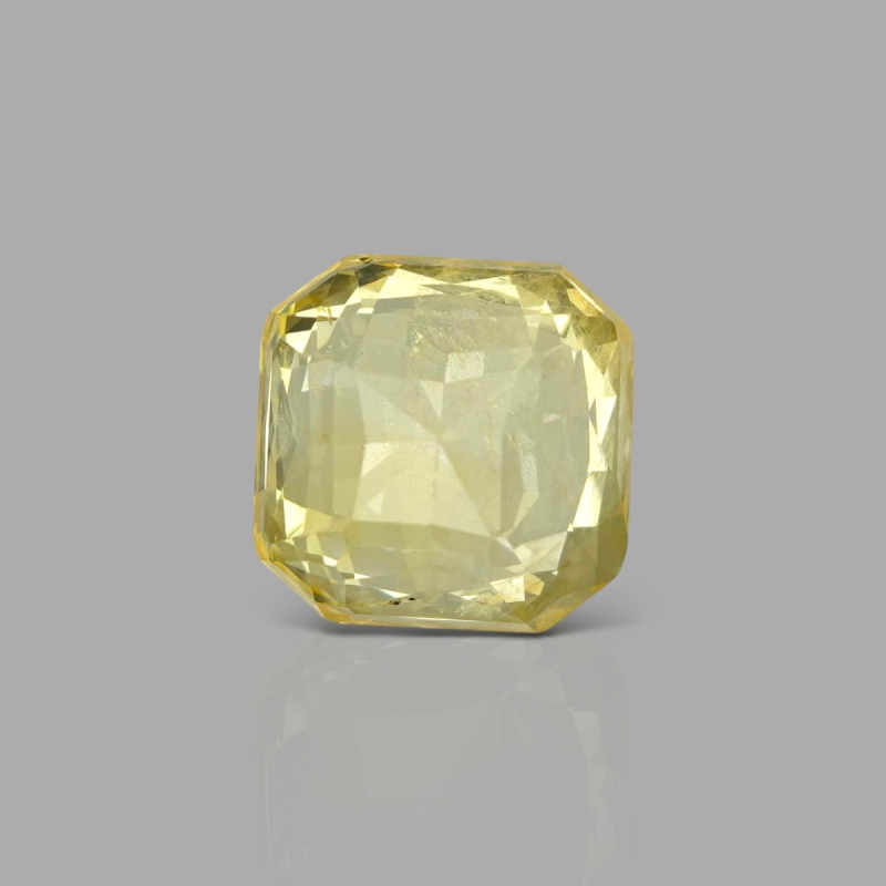 Yellow Sapphire 10.20X10.09X7.62mm Step Cut Octagon AA+ Loose Gemstone - SH01H-183555