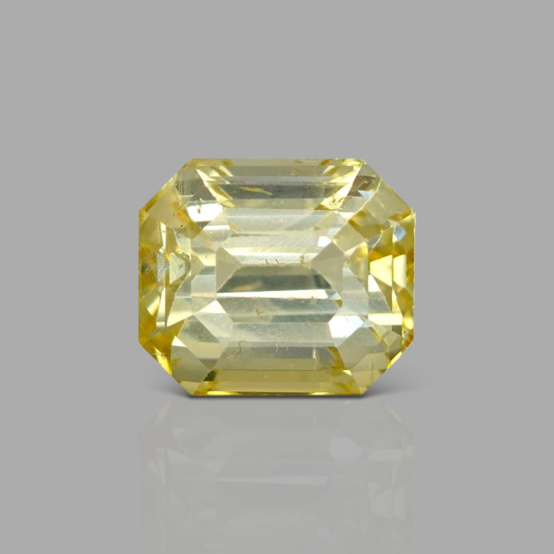 Yellow Sapphire 11.37X9.73X8.71mm Step Cut Octagon AA+ Loose Gemstone - SH01H-183556