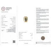 Yellow Sapphire 11.37X9.73X8.71mm Step Cut Octagon AA+ Loose Gemstone - SH01H-183556