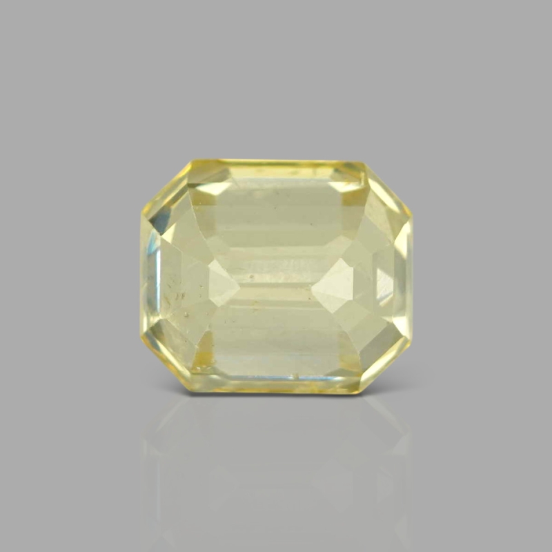 Yellow Sapphire 11.37X9.73X8.71mm Step Cut Octagon AA+ Loose Gemstone - SH01H-183556