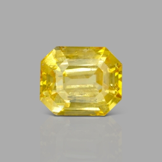 Yellow Sapphire 11.43x9.62x6.99mm Step Cut Octagon AA Loose Gemstone - SH01G-183544