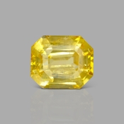 Yellow Sapphire 11.43x9.62x6.99mm Step Cut Octagon AA Loose Gemstone - SH01G-183544