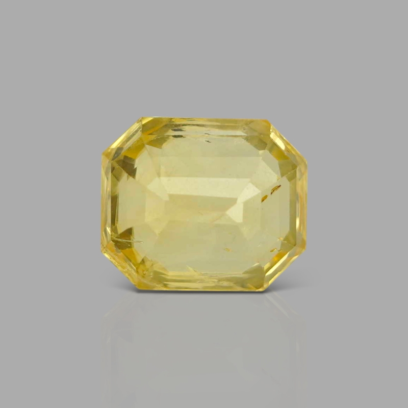 Yellow Sapphire 11.43x9.62x6.99mm Step Cut Octagon AA Loose Gemstone - SH01G-183544