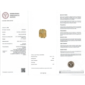 Yellow Sapphire 8.88x8.38x7.67mm Step Cut Octagon AA Loose Gemstone - SH01G-183546