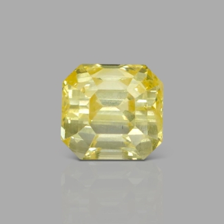 Yellow Sapphire 8.38x7.83x7.57mm Step Cut Octagon AA+ Loose Gemstone - SH01F-183573