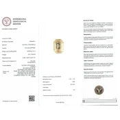 Yellow Sapphire 10.85x8.85x6.35mm Step Cut Octagon AA+ Loose Gemstone - SH01F-183574