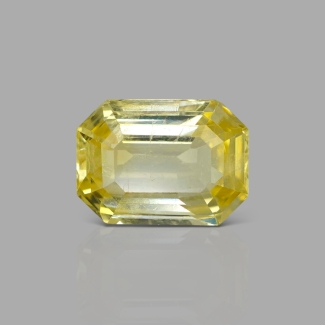 Yellow Sapphire 13.86x10.15x6.17mm Step Cut Octagon AA+ Loose Gemstone - SH01D-183536