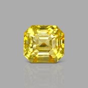 Yellow Sapphire 11.24x10.43x8.24mm Step Cut Octagon AAA Loose Gemstone - SH01E-183568