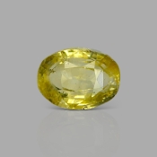 Yellow Sapphire 10.40x7.78x6.50mm Faceted Oval AA Loose Gemstone - SH04E-183671
