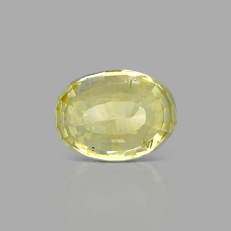 Yellow Sapphire 10.40x7.78x6.50mm Faceted Oval AA Loose Gemstone - SH04E-183671
