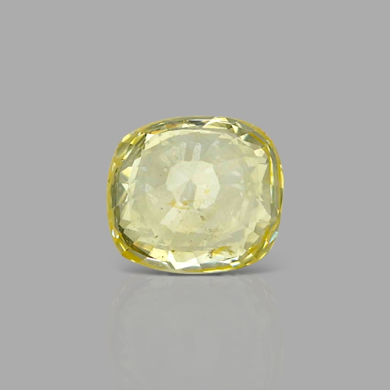 Yellow Sapphire 9.61x8.55x6.02mm Faceted Cushion A+ Loose Gemstone - SH04E-183674