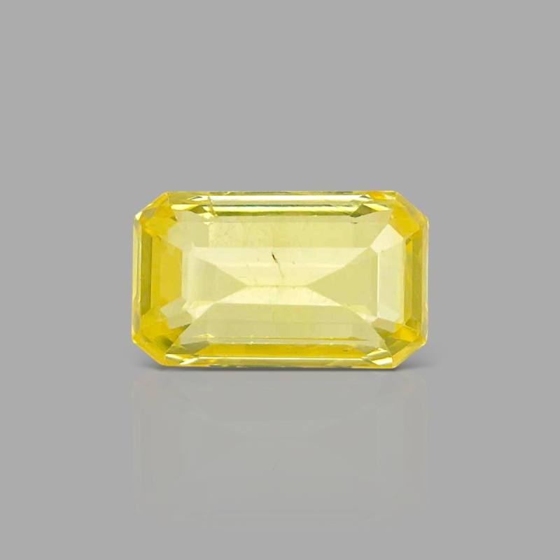 Yellow Sapphire 12.30x7.39x5.47mm Step Cut Octagon AA Loose Gemstone - SH04F-183661