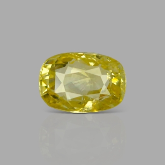 Yellow Sapphire 10.90x7.58x5.83mm Faceted Cushion AA Loose Gemstone - SH04D-183681