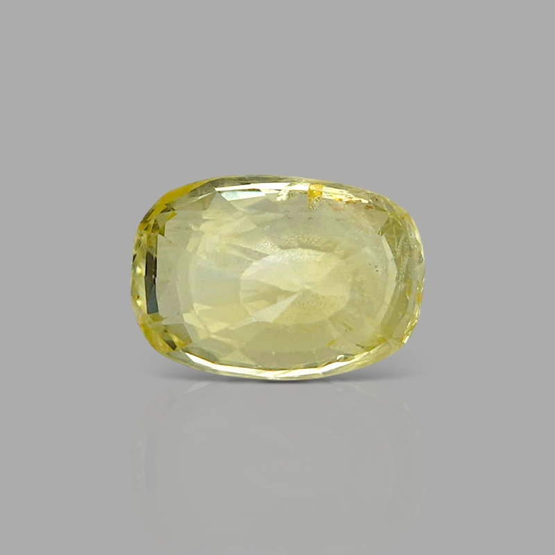 Yellow Sapphire 10.90x7.58x5.83mm Faceted Cushion AA Loose Gemstone - SH04D-183681