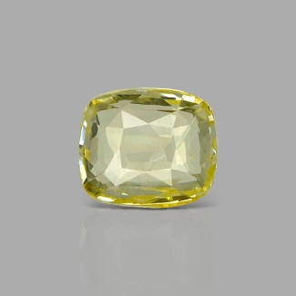 Yellow Sapphire 10.35x8.86x5.15mm Faceted Cushion AA Loose Gemstone - SH04B-183665