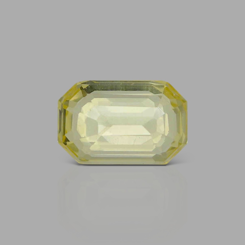 Yellow Sapphire 12.04x7.82x5.38mm Step Cut Octagon AA+ Loose Gemstone - SH04B-183667