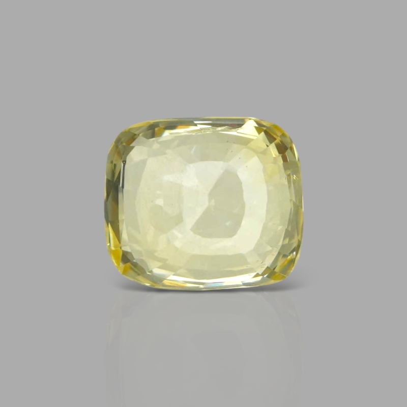 Yellow Sapphire 9.85x8.54x5.6mm Faceted Cushion AA Loose Gemstone - SH04A-183694