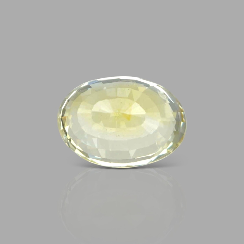 Yellow Sapphire 11.25x8.02x6.42mm Faceted Oval AA+ Loose Gemstone - SH04A-183696