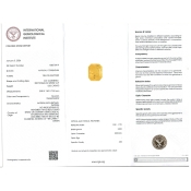 Yellow Sapphire 8.98x7.59x7.24mm Step Cut Octagon AAA Loose Gemstone - SA07E-183814