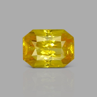 Yellow Sapphire 11.28x8.35x6.82mm Step Cut Octagon AAA Loose Gemstone - SA07E-183811