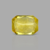 Yellow Sapphire 11.28x8.35x6.82mm Step Cut Octagon AAA Loose Gemstone - SA07E-183811