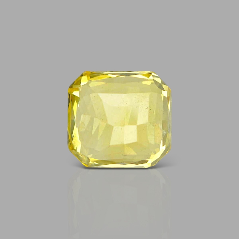 Yellow Sapphire 10.04x9.33x6.93mm Step Cut Octagon AAA Loose Gemstone - SA07C-183803