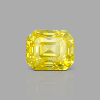 Yellow Sapphire 12.26x10.28x9.38mm Step Cut Octagon AAA Loose Gemstone - SA07B-183796