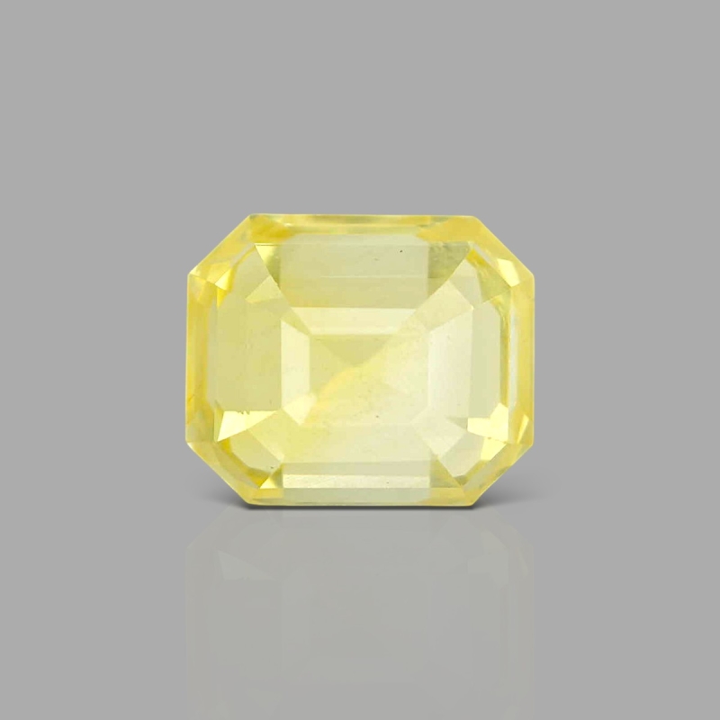Yellow Sapphire 12.26x10.28x9.38mm Step Cut Octagon AAA Loose Gemstone - SA07B-183796