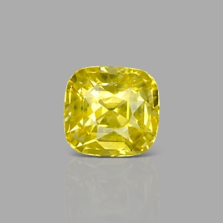 Yellow Sapphire 10.11x9.56x7.56mm Faceted Cushion AA+ Loose Gemstone - SA07D-183809
