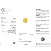 Yellow Sapphire 10.11x9.56x7.56mm Faceted Cushion AA+ Loose Gemstone - SA07D-183809