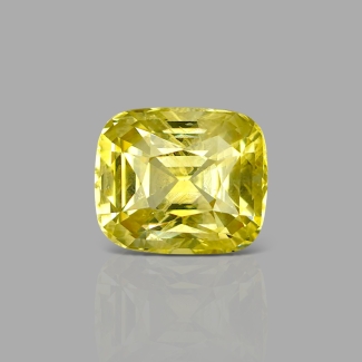 Yellow Sapphire 12.08x10.28x7.55mm Faceted Cushion AA+ Loose Gemstone - SA07D-183810