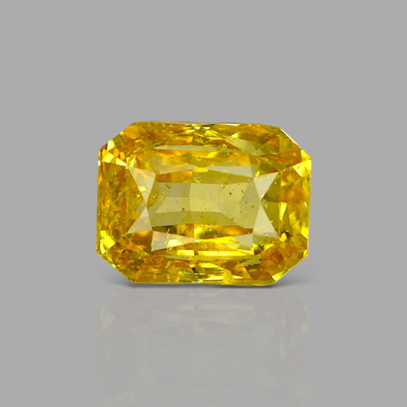 Yellow Sapphire 10.99x8.39x7.67mm Step Cut Octagon AA+ Loose Gemstone - SA07E-183812