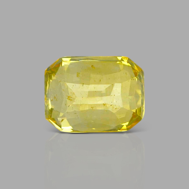 Yellow Sapphire 10.99x8.39x7.67mm Step Cut Octagon AA+ Loose Gemstone - SA07E-183812