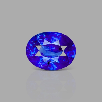 Blue Sapphire 12.51x9.59x6.77mm Faceted Oval AA+ Loose Gemstone - SA07E-183779