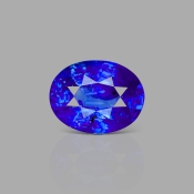 Blue Sapphire 12.51x9.59x6.77mm Faceted Oval AA+ Loose Gemstone - SA07E-183779