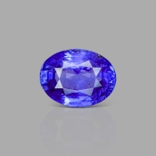 Blue Sapphire 12.23x9.26x6.34mm Faceted Oval AA Loose Gemstone - SA07E-183786