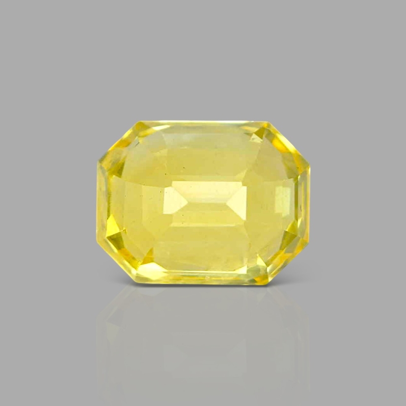 Yellow Sapphire 10.74x8.23x7.68mm Step Cut Octagon AAA Loose Gemstone - SA07E-183813